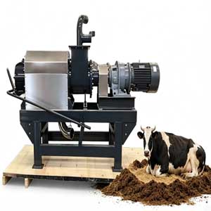 Just found out poop is more valuable than milk?Using this manure slurry separator to help farmers.